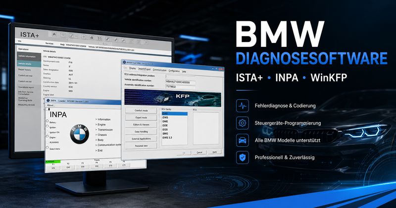 BMW Diagnosesoftware ISTA INPA WinKFP | BMW Diagnose Blog | BimmerPro