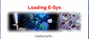 Ladebildschirm von E-Sys mit log Datei erstellen Hinweis und technischen Elementen im Hintergrund.