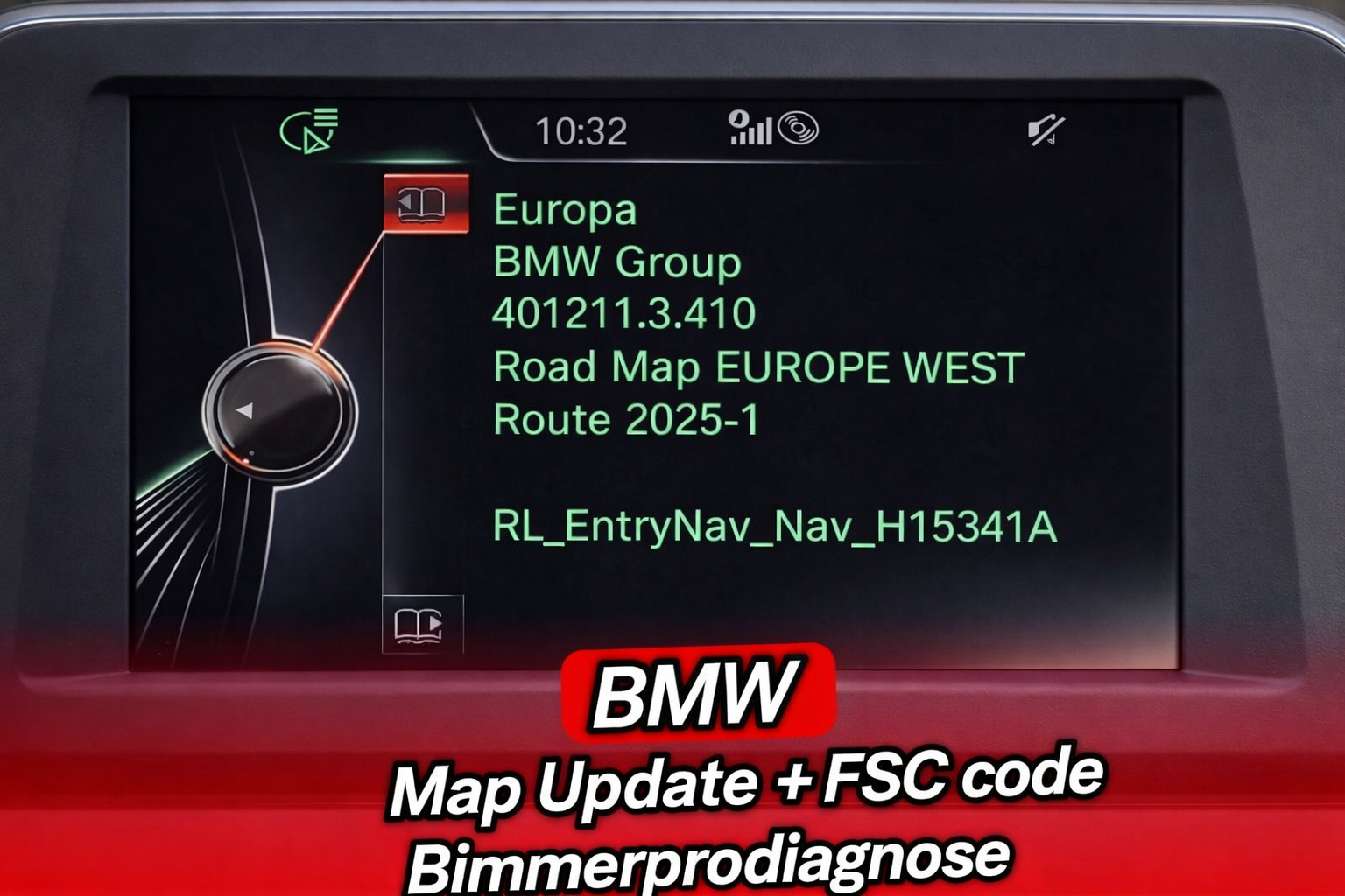 BMW navigation update Europe Entry Navi West/East 2025 inkl. oem FSC code ohne USB download link Bimmerprodiagnose