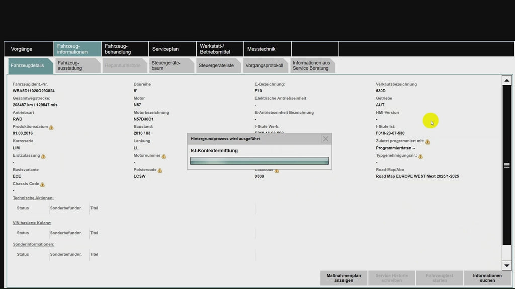 ISTA+ diagnose fehler auslesen 