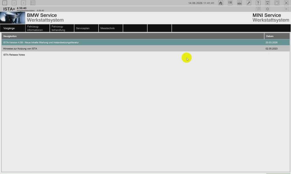 ista diagnose 4.59.40